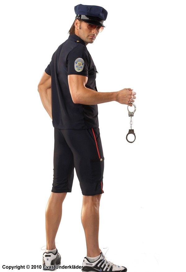 Police costume with shorts